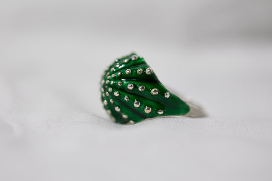 Anello CACTUS DELLA SCIURA - SMALTATO