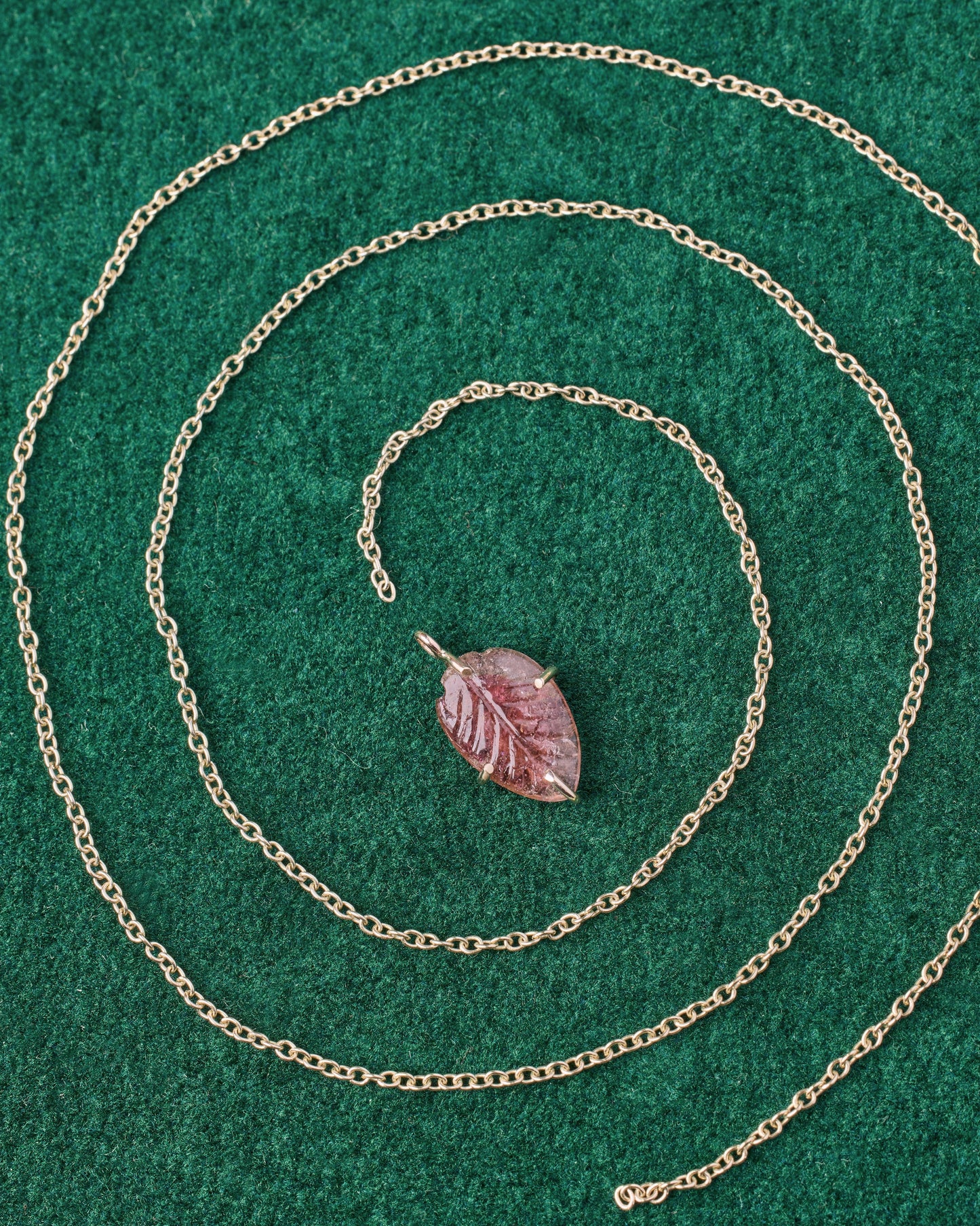 Collana Foglie di Tormalina - Pezzi unici