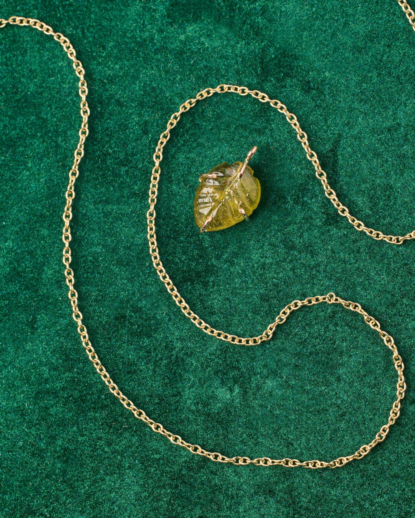 Collana Foglie di Tormalina - Pezzi unici