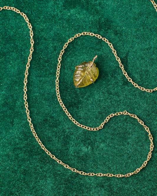 Collana Foglie di Tormalina - Pezzi unici